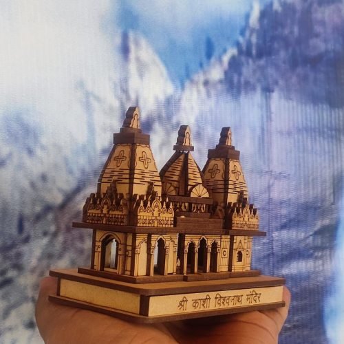 Shri Kashi Vishvnath Jyotirling 3D Wooden Mandir