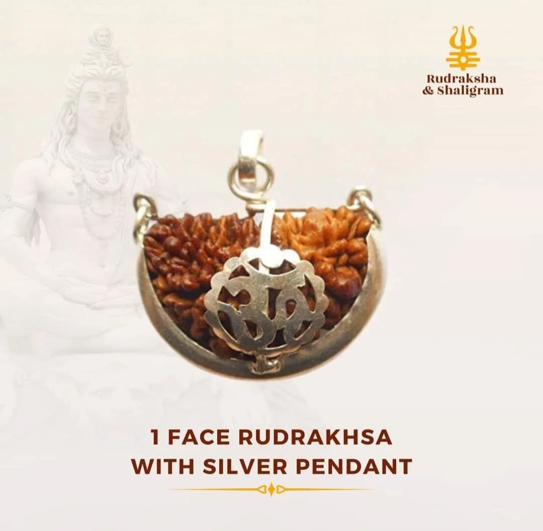 1 Face Rudrakash Silver Cap