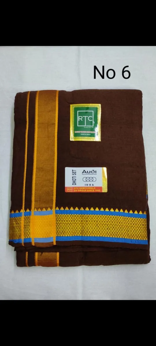 Cotten Dhoti Duppta Sets