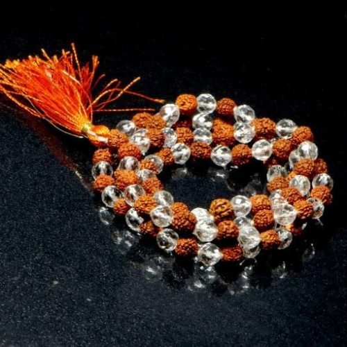 Rudrakash Saftik Mix Mala 108 Beads