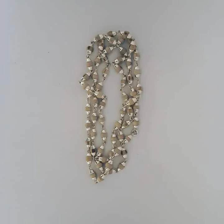 Tulsi Mala Silver Cap