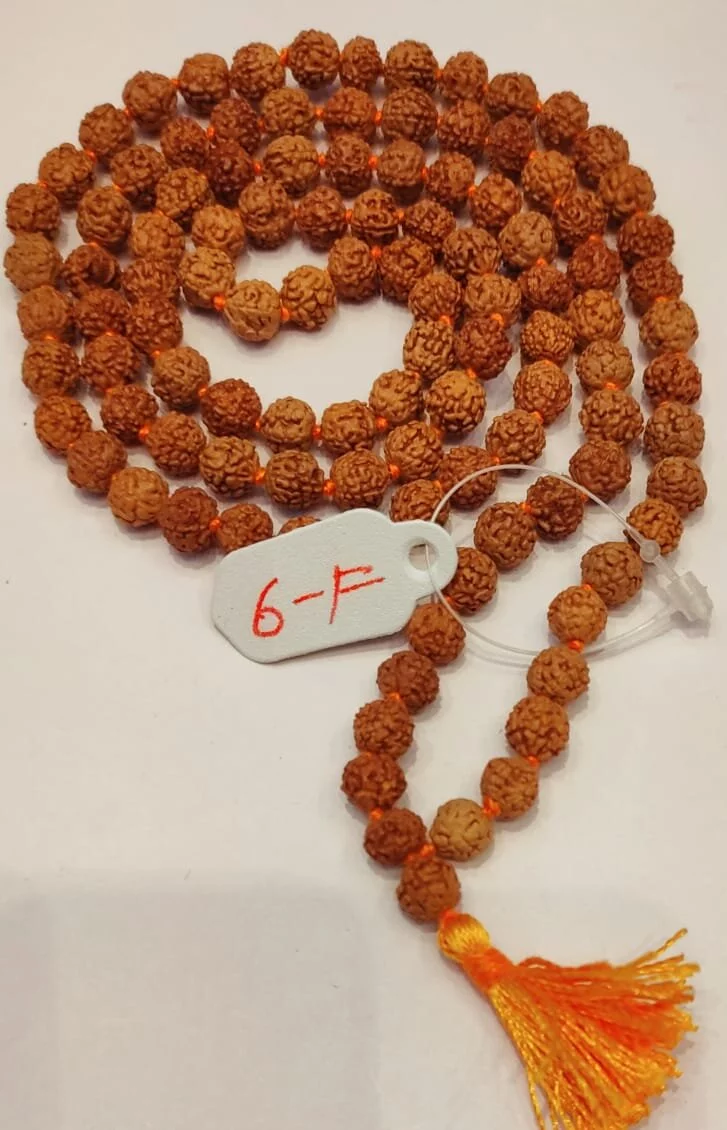 6 Face Rudrakash Mala 108 Beads