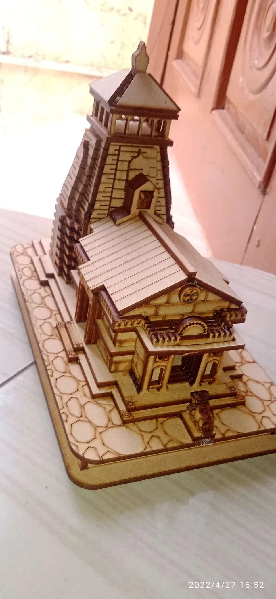 Kedarnath 3D Wooden Mandir - Image 3